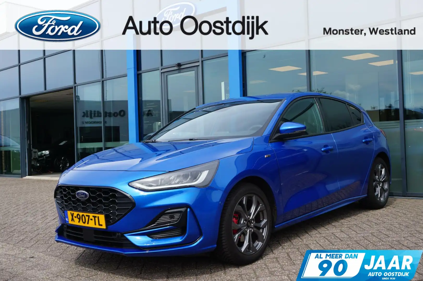 Ford Focus 1.0 EcoBoost Hybrid ST Line Style 125PK Camera Cli Blauw - 1