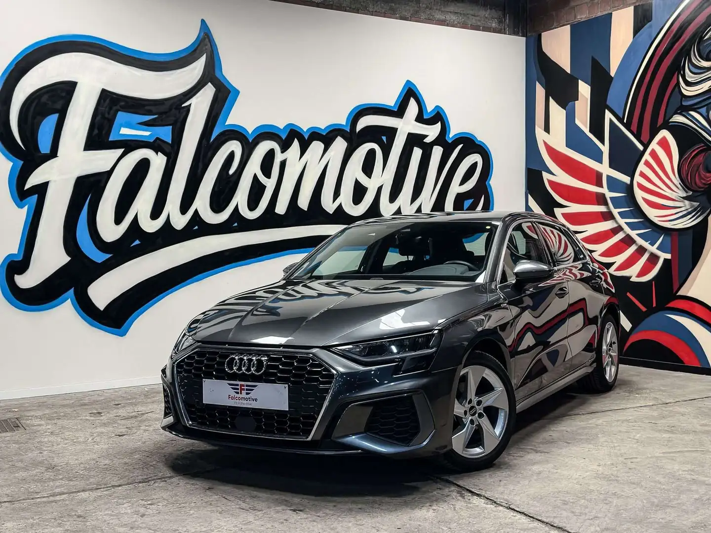 Audi A3 1.0 TFSI*S-LINE*CARPLAY*ZETELVERW.*DAB*LED* Gris - 1