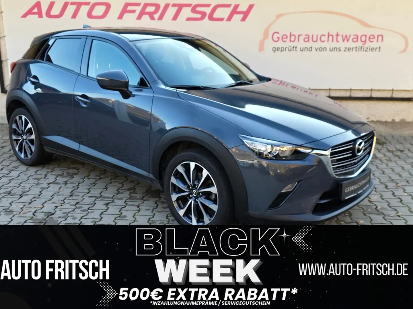 Mazda CX-3 Ad´Vantage SKYACTIV-G 2.0 FWD 6GS 121PS Grau - 1