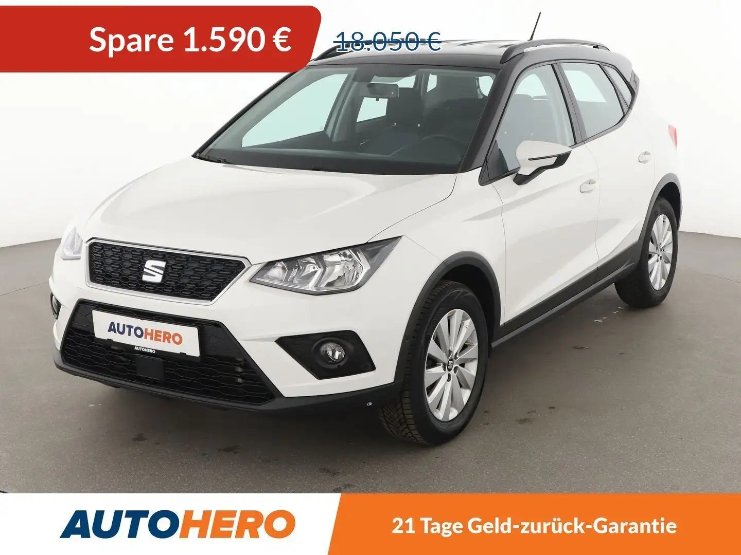 SEAT Arona 1.6 TDI Style Aut.*NAVI*CAM*PDC*SHZ*ACC*KLIMA* Weiß - 1