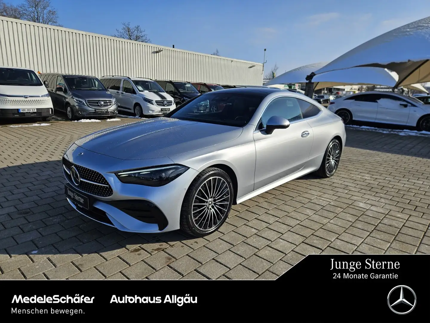 Mercedes-Benz CLE 220 CLE 220 d AMG 19" Distronic Pano D-Light Memory Silber - 1