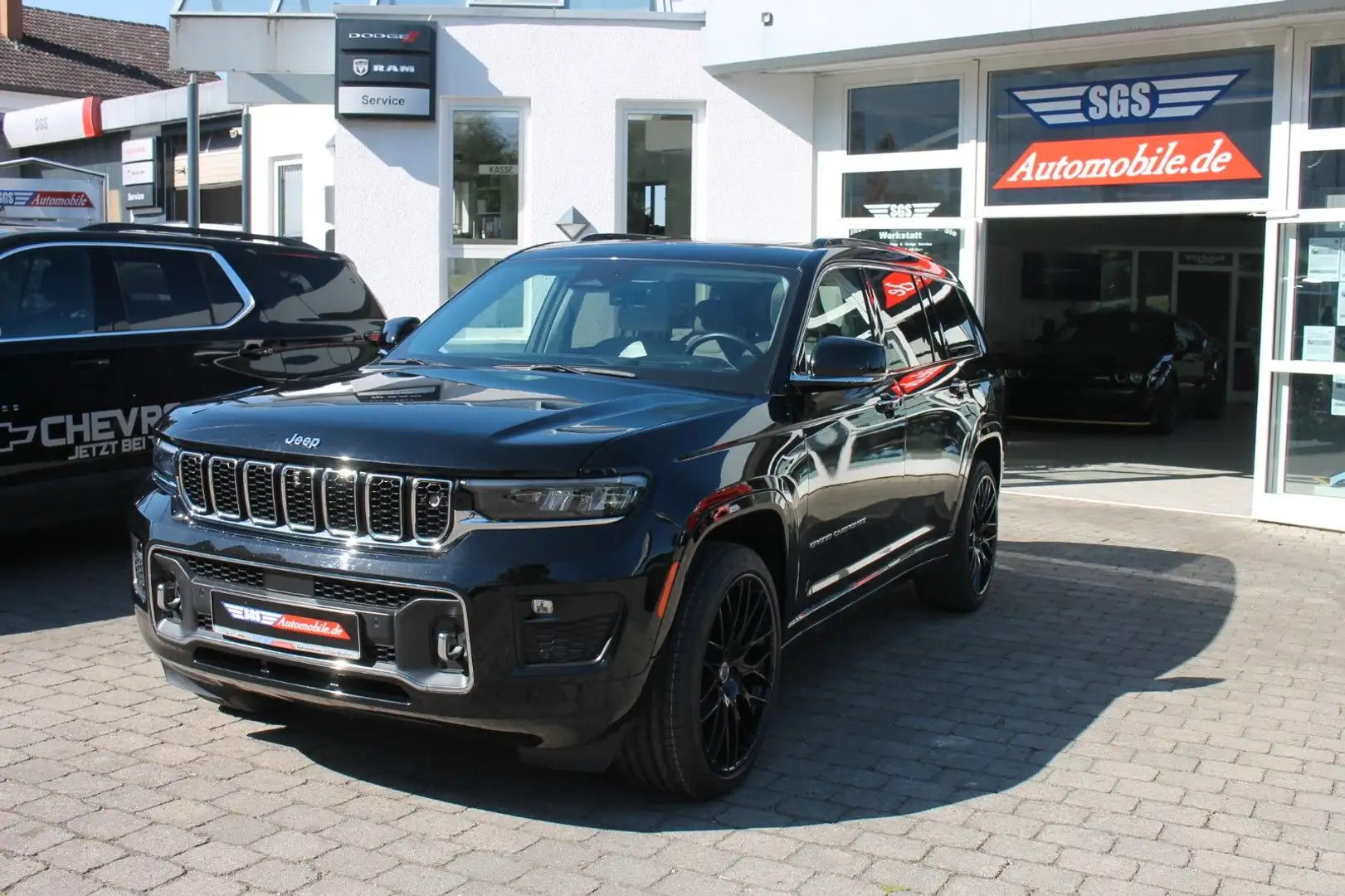 Jeep Grand Cherokee L  5,7l V8 HUD Prins LPG Zwart - 1