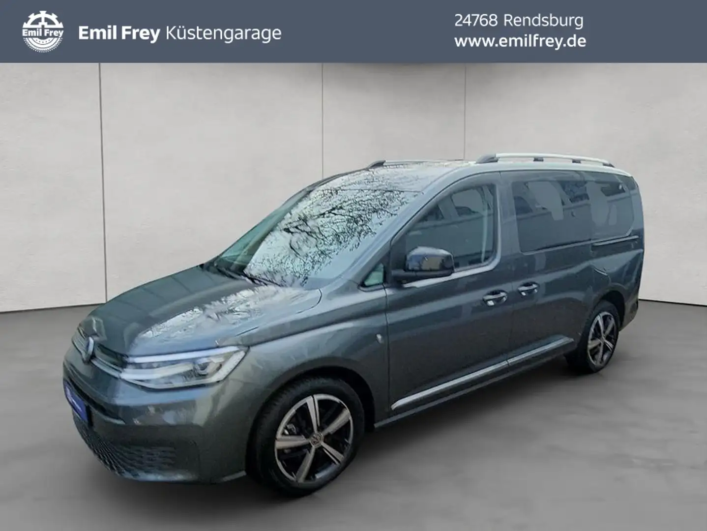 Volkswagen Caddy Style (7-Sitzer) 2.0 TDI AHK ACC Navi Grau - 1