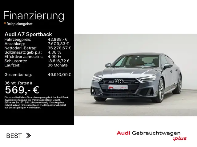 Audi A7 50 TFSI e 2 x S line*Tour*AHK*HUD