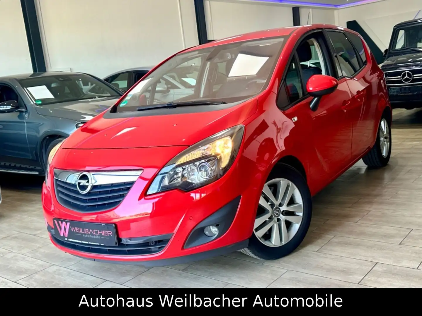 Opel Meriva B Design Edition Aut. *1.Hand*Gepflegt* Rot - 1