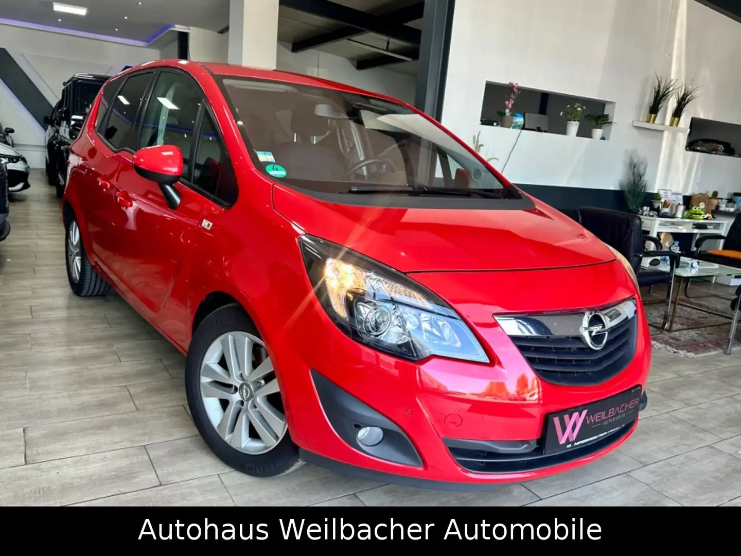 Opel Meriva B Design Edition Aut. *1.Hand*Gepflegt* Rot - 2