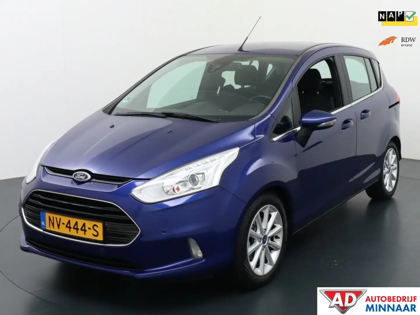 Ford B-Max 1.0 EcoB. Titanium | Trekhaak | hoge instap | Crui Bleu - 1