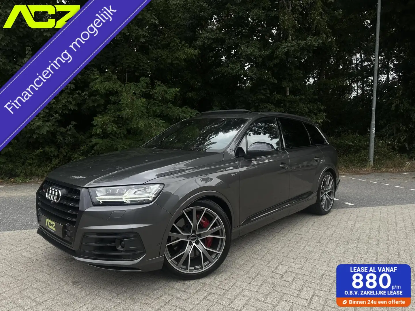 Audi SQ7 4.0 TDI SQ7|Pano|HUD|BOSE|Leder|ACC|Memory|BOMVOL! Grigio - 1
