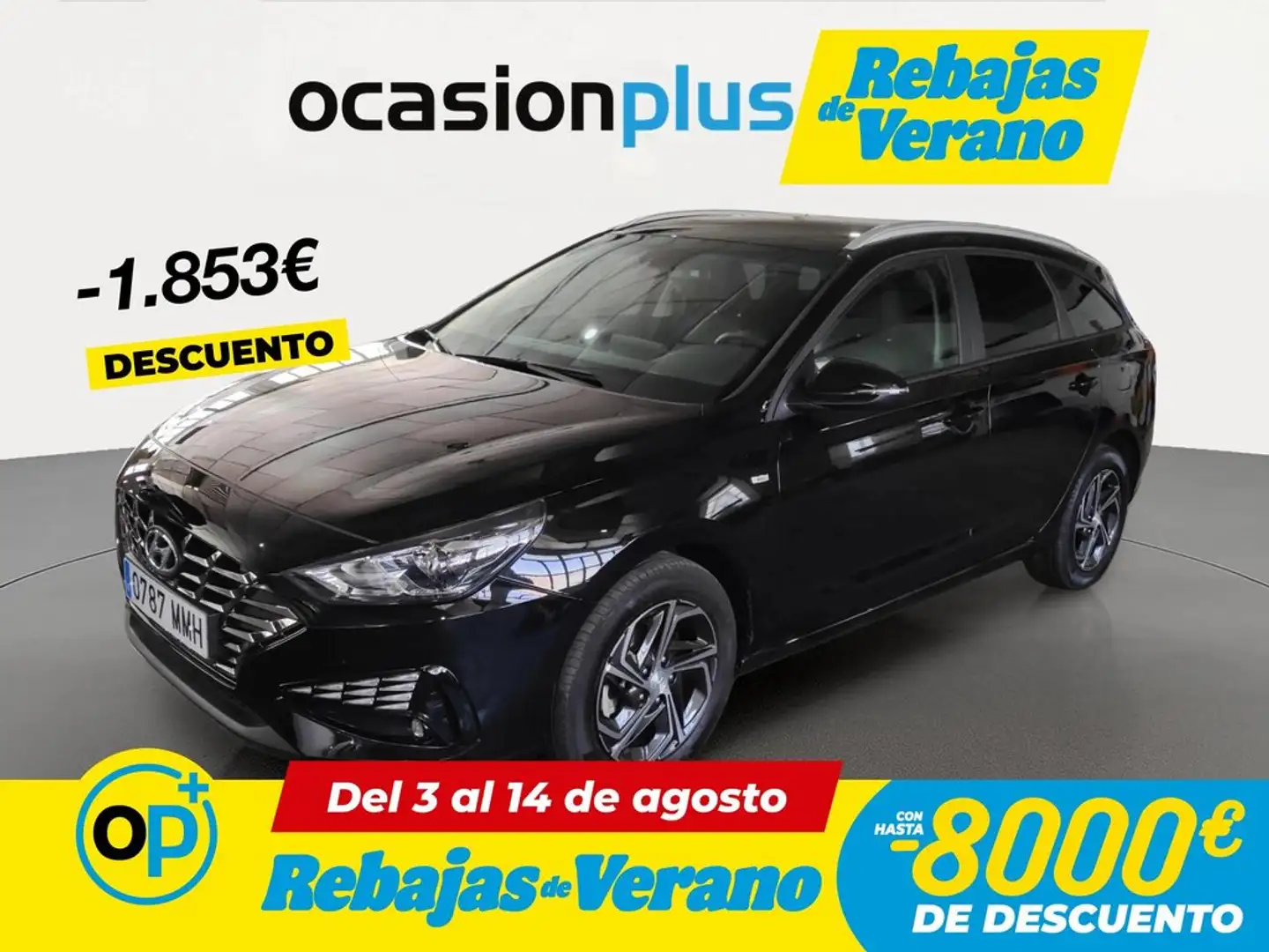Hyundai i30 CW 1.0 TGDI Klass 48V 120 Negro - 1