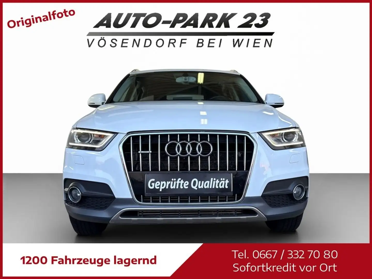 Audi Q3 Q3 2,0 TDI**Offroad Daylight**NUR145.000KM*MOD2015 Weiß - 2