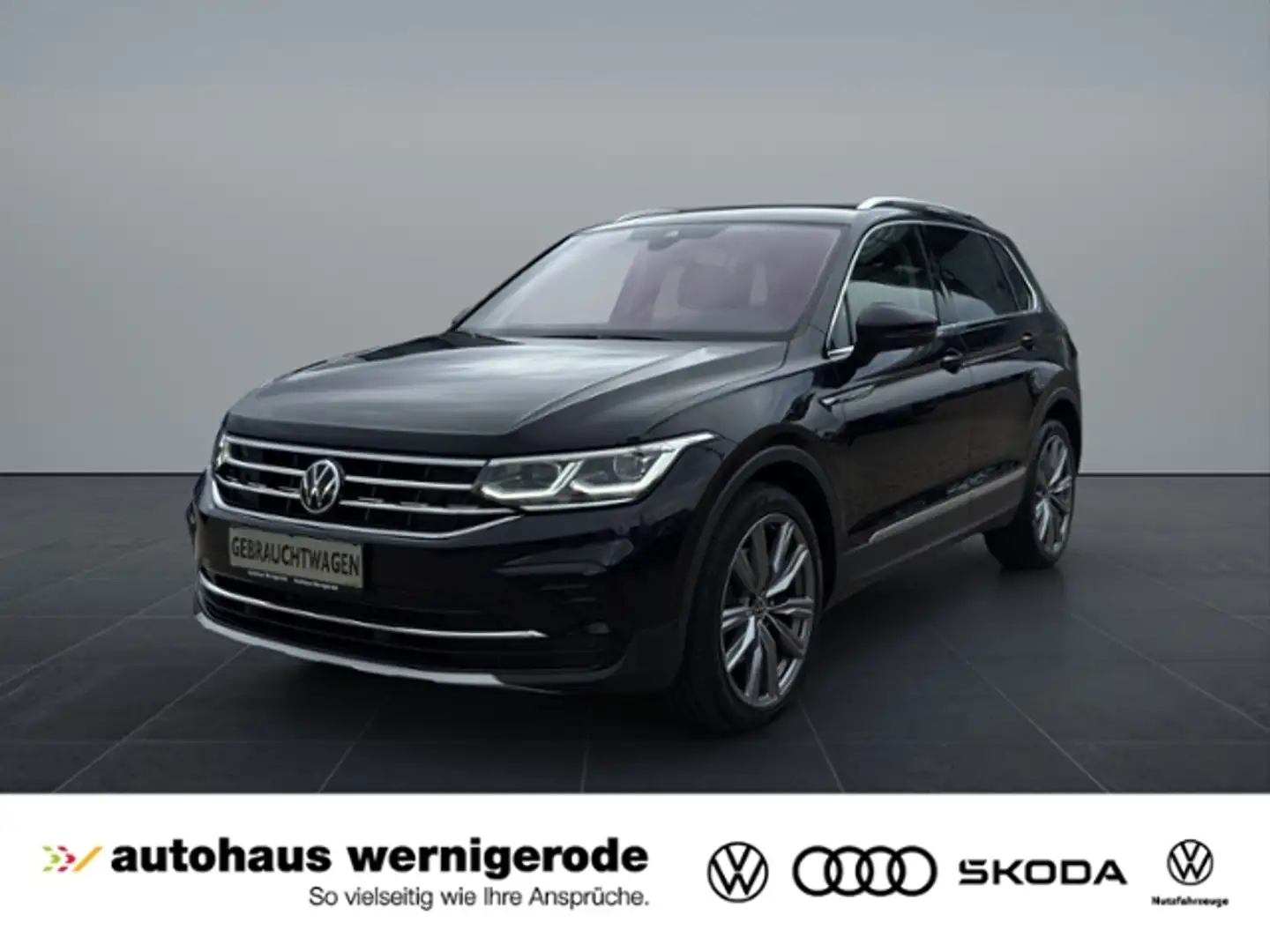 Volkswagen Tiguan 2.0TSI El. 4M Matrix/AHK/Kamera/Navi Schwarz - 1