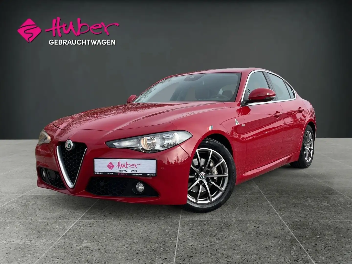 Alfa Romeo Giulia 2.0 (*AUTOMATIK*SCHALTWIPPEN*KAMERA*) Rot - 1