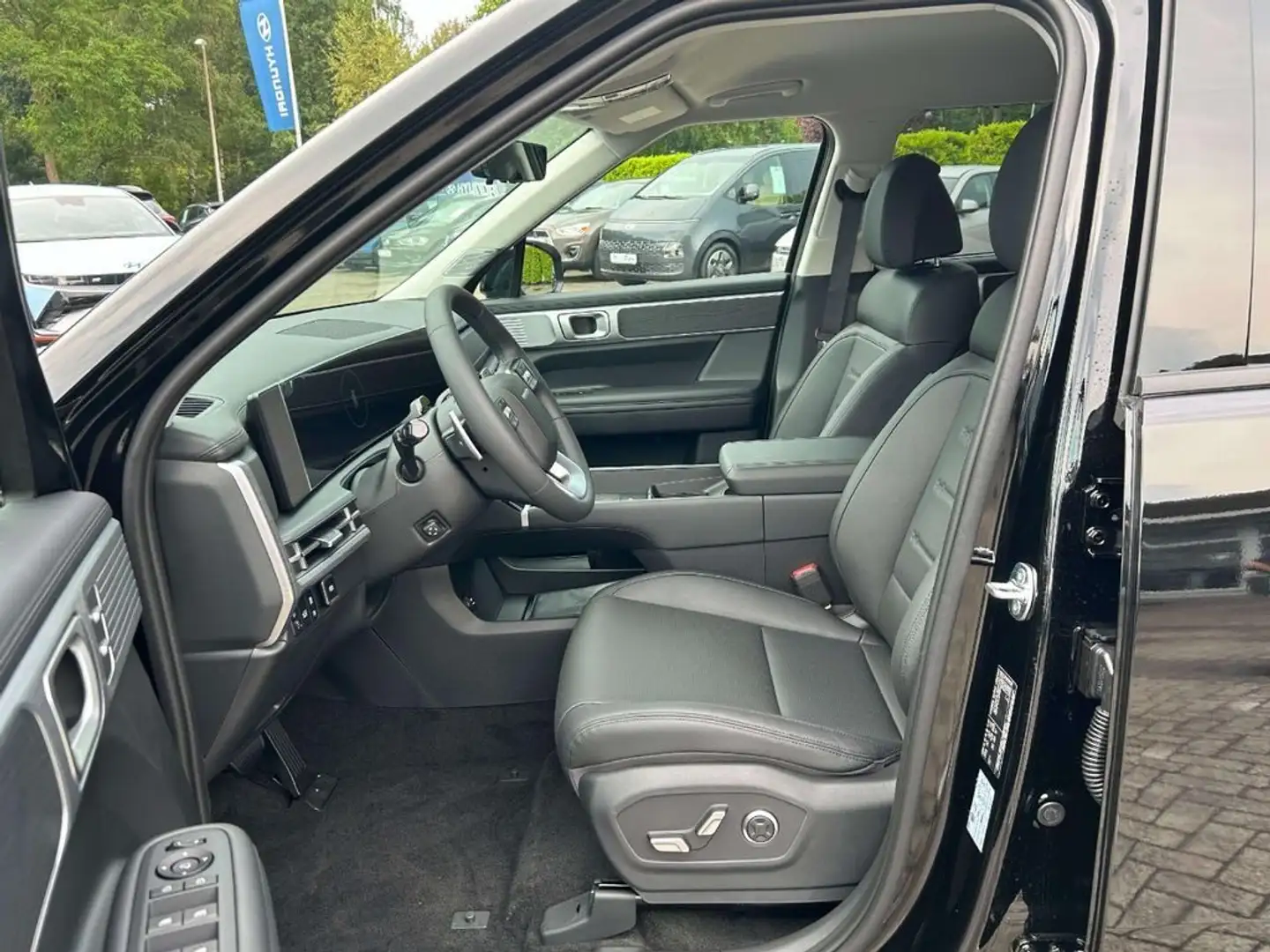 Hyundai SANTA FE 1.6 T-GDi HEV 4WD AT 7 posti XCLASS Nero - 2
