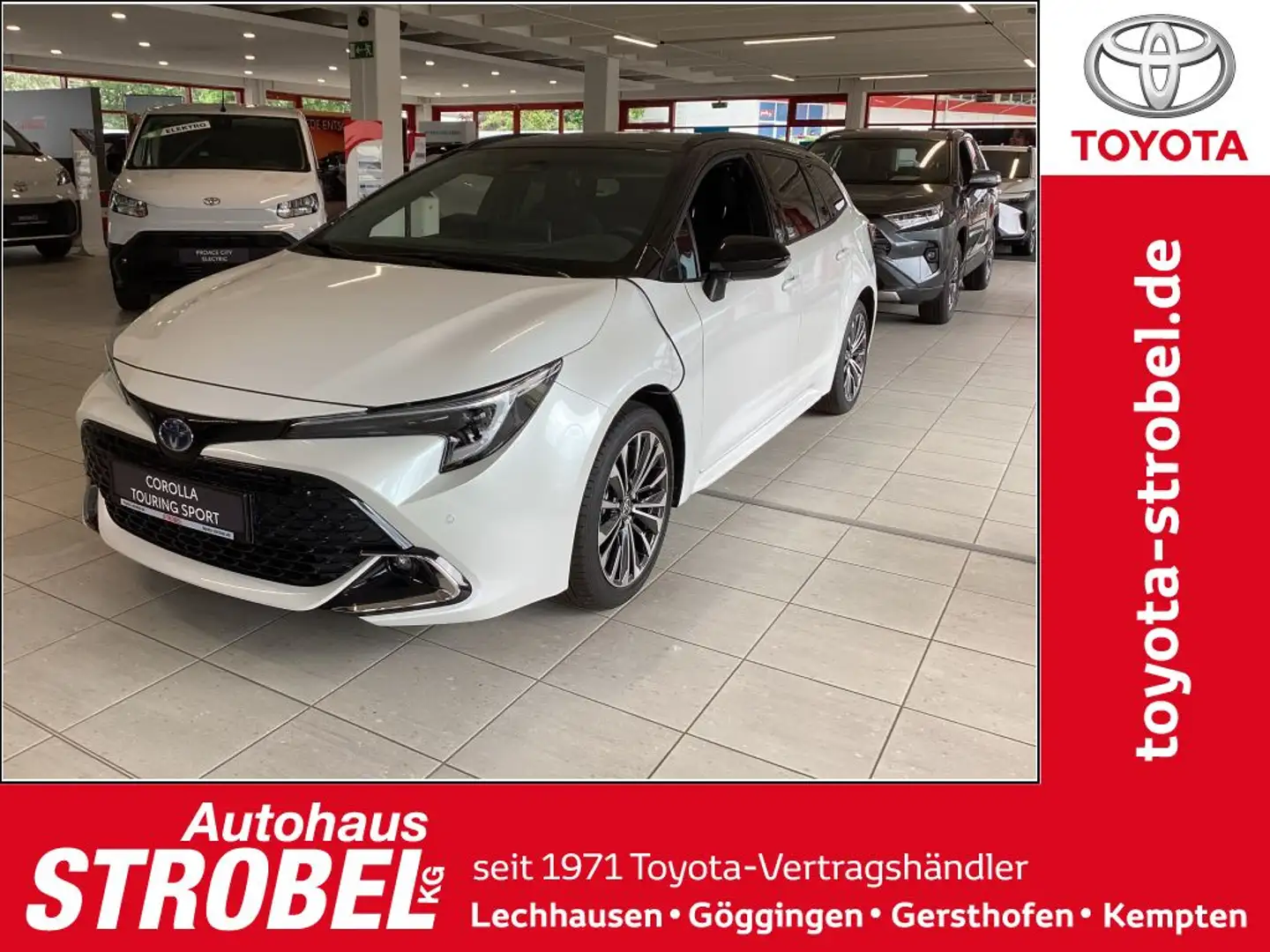 Toyota Corolla 1.8 Hybrid Touring Sports Black&White Weiß - 1