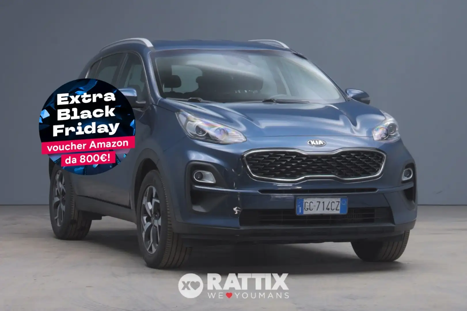 Kia Sportage 1.6 CRDI Mhev 136CV Business Edition Blauw - 1