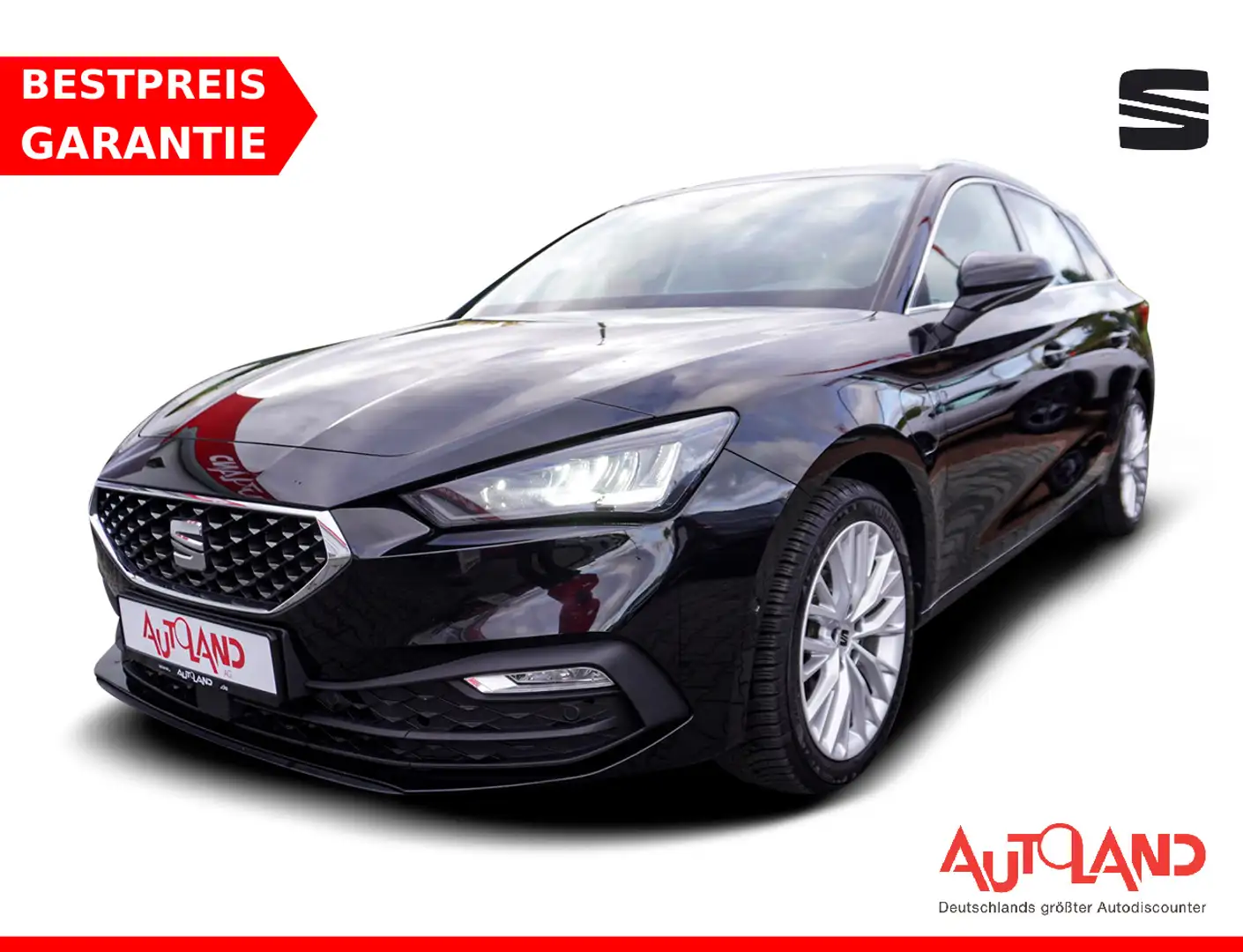 SEAT Leon ST 1.4 e-Hybrid DSG Xcellence LED Navi AHK Schwarz - 1