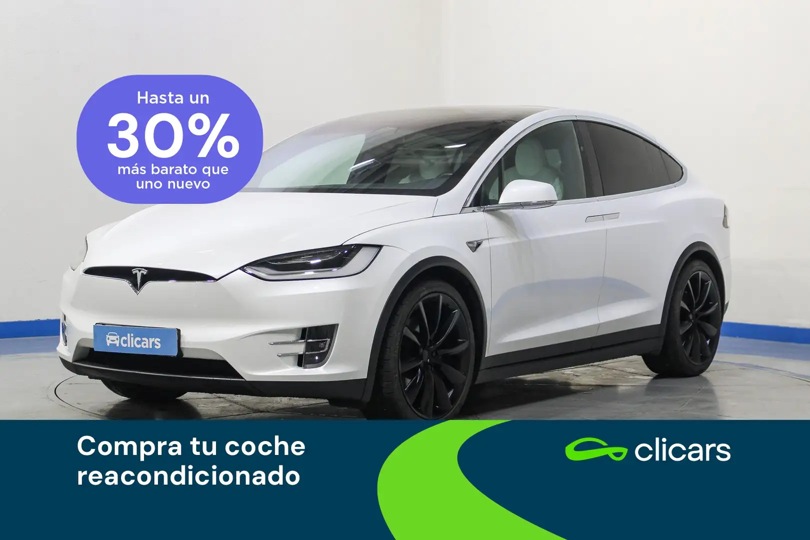 Tesla Model X Long Range AWD Blanco - 1