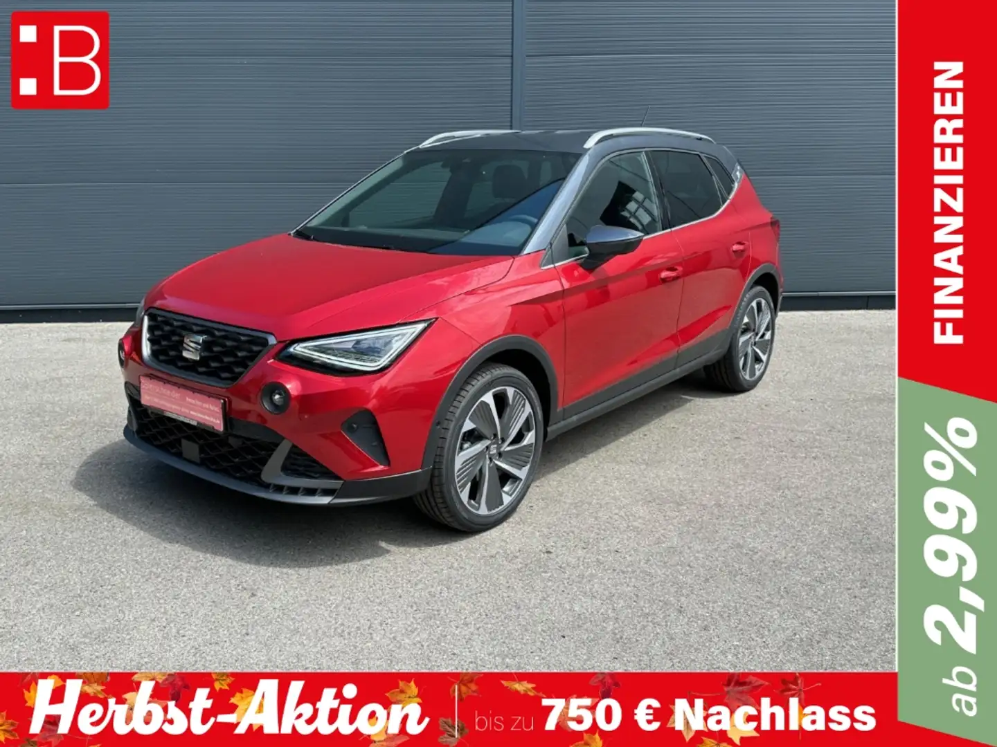 SEAT Arona 1.0 TSI FR VOLL-LED NAVI PARKLENK KAMERA ACC SHZ V Rouge - 1