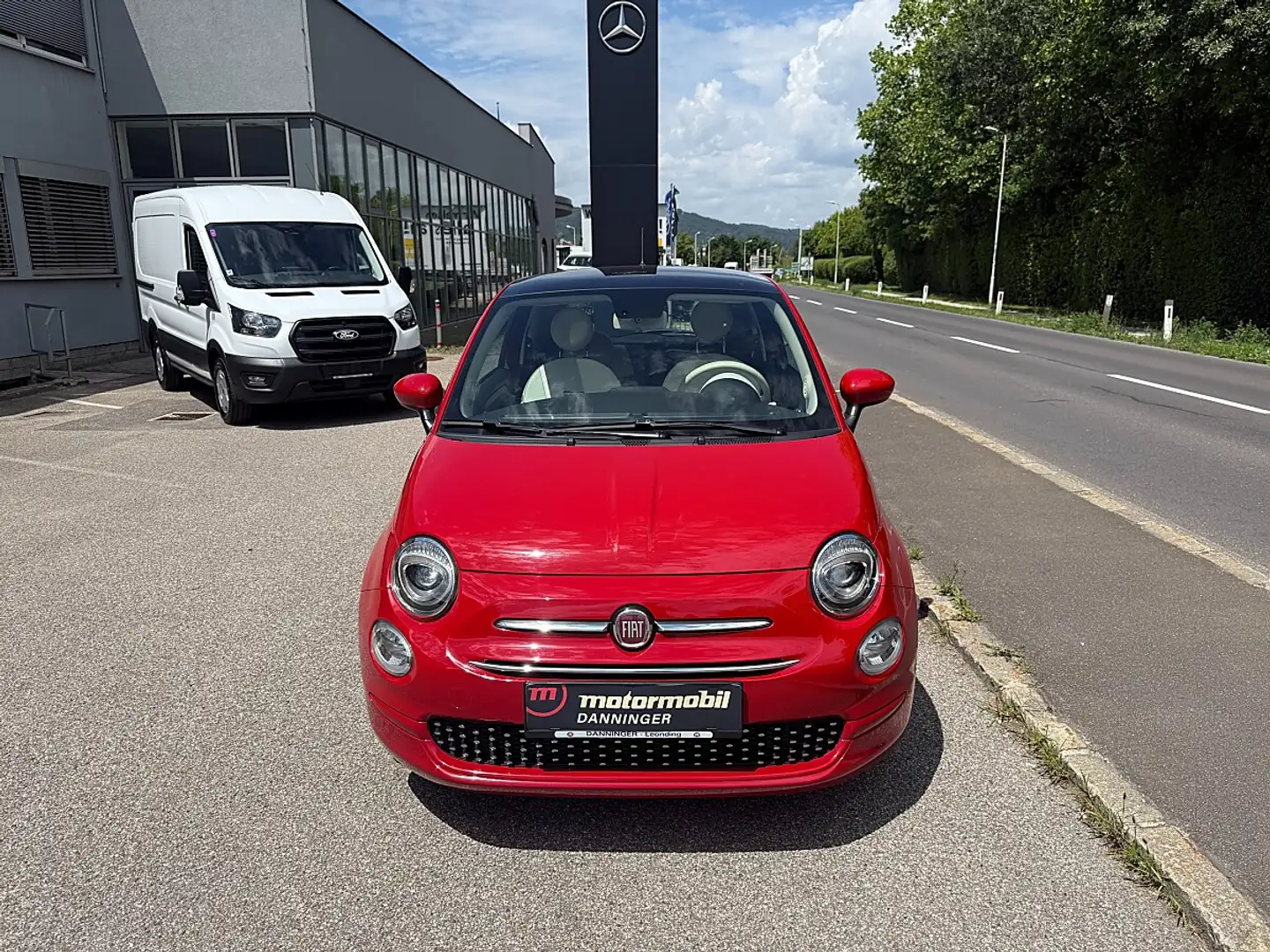 Fiat 500 1,2 69 Lounge Dualogic Rot - 1