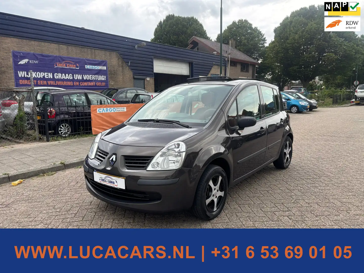 Renault Modus 1.2-16V Authentique NIEUWE APK! Bruin - 1