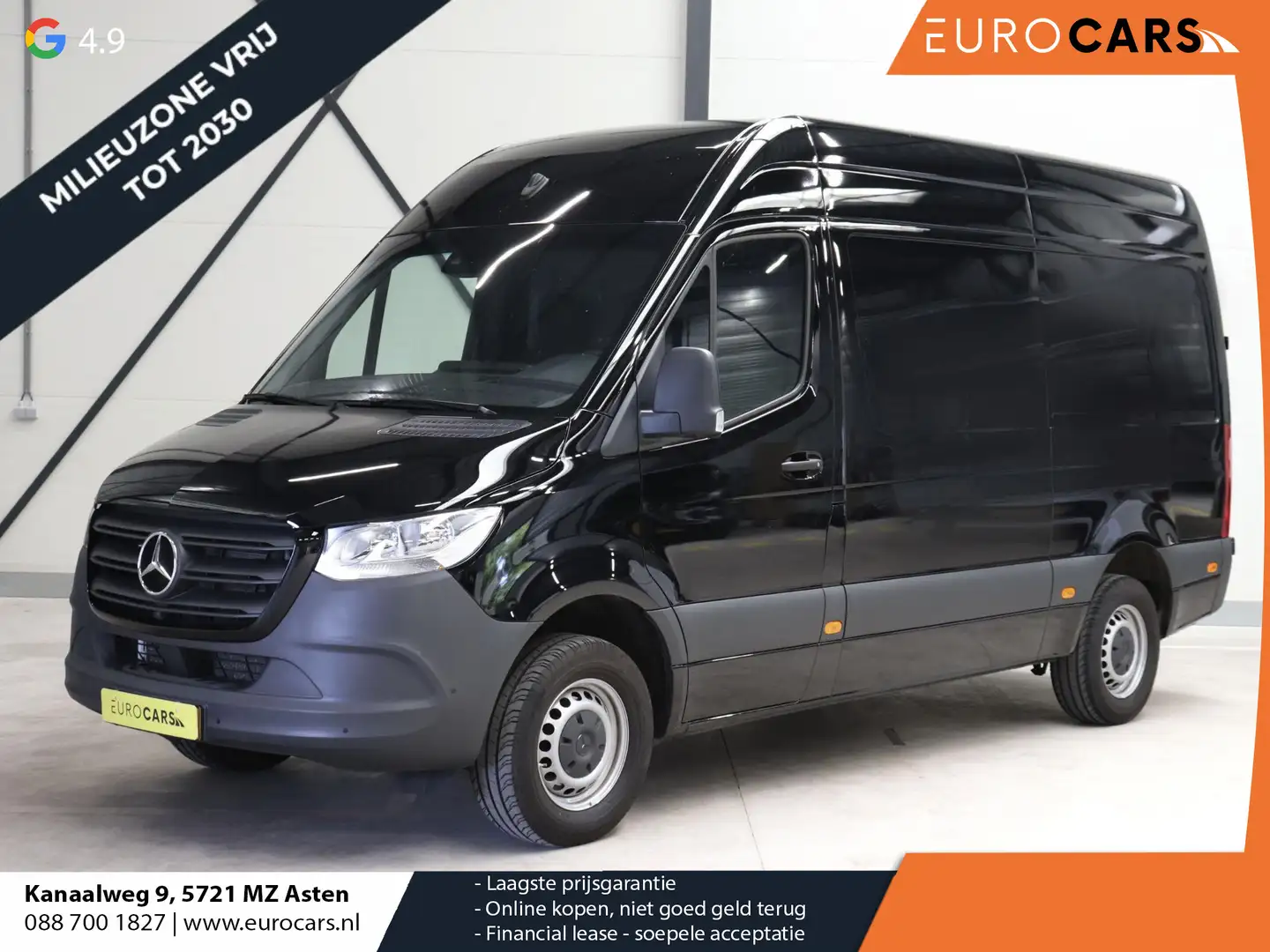 Mercedes-Benz Sprinter 315 1.9 CDI L2H2 Automaat Navi Cruise Camera Parke Noir - 1