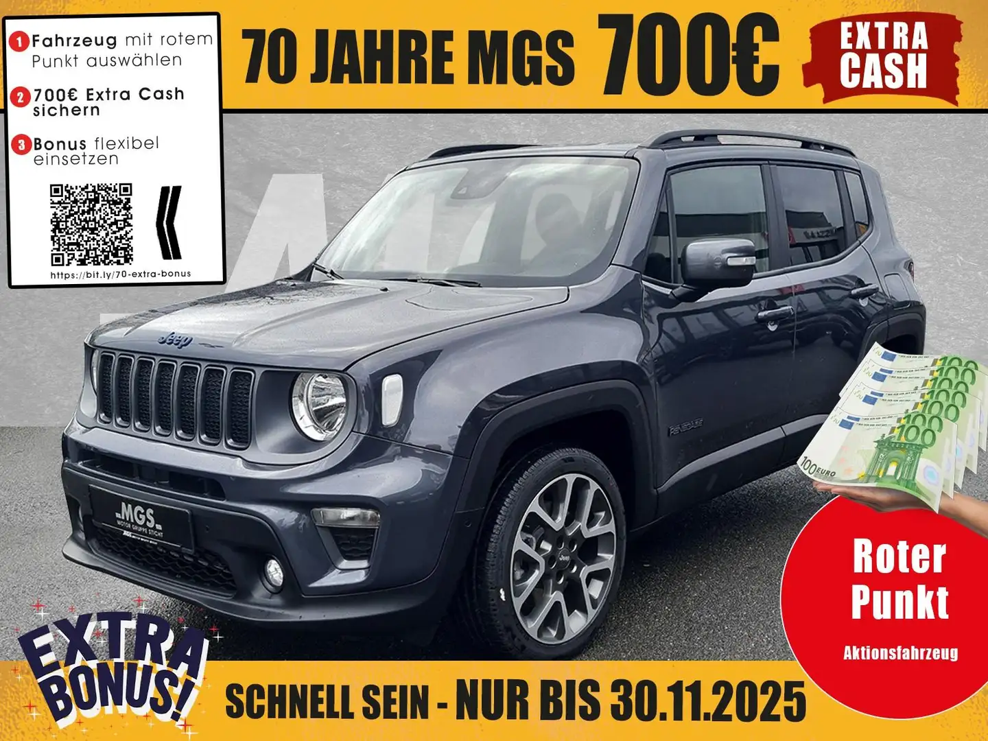 Jeep Renegade Jeep Renegade S Plug-In-Hybrid 4xe #Leder Grau - 1