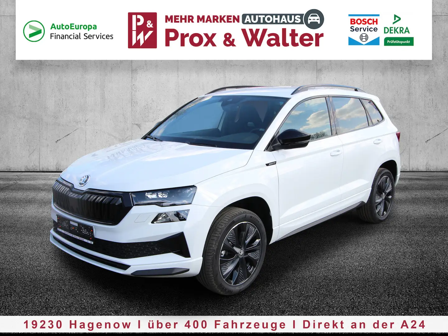 Skoda Karoq 1.5 TSI 7-DSG SportLine LED-Matrix+KAMERA Weiß - 2