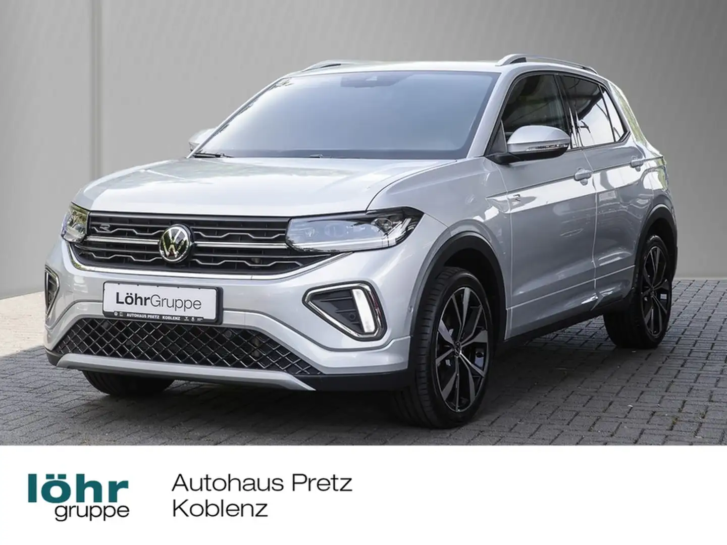 Volkswagen T-Cross 1.5 TSI DSG R-Line AHK, RFK, IQ.Light, Navi., A... Argent - 1