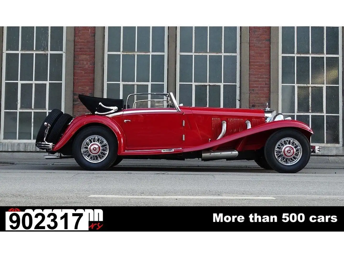 Mercedes-Benz 500 K Kompressor Cabriolet A W29 Kırmızı - 1