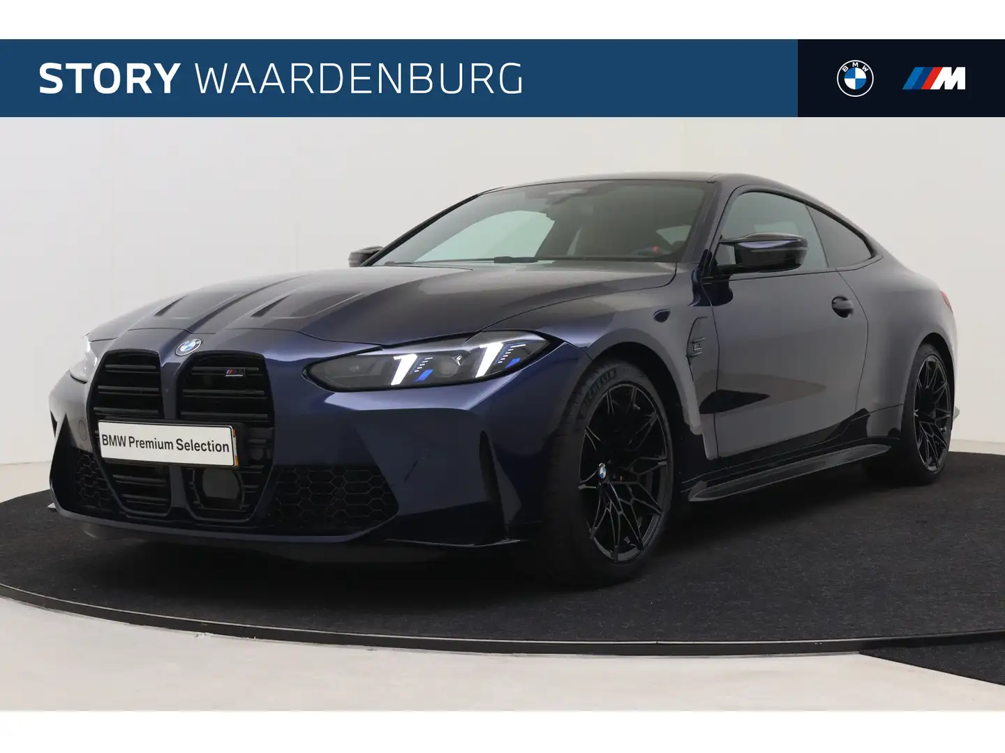 BMW M4 4 Serie Coupé xDrive Competition High Executive Au Blauw - 1
