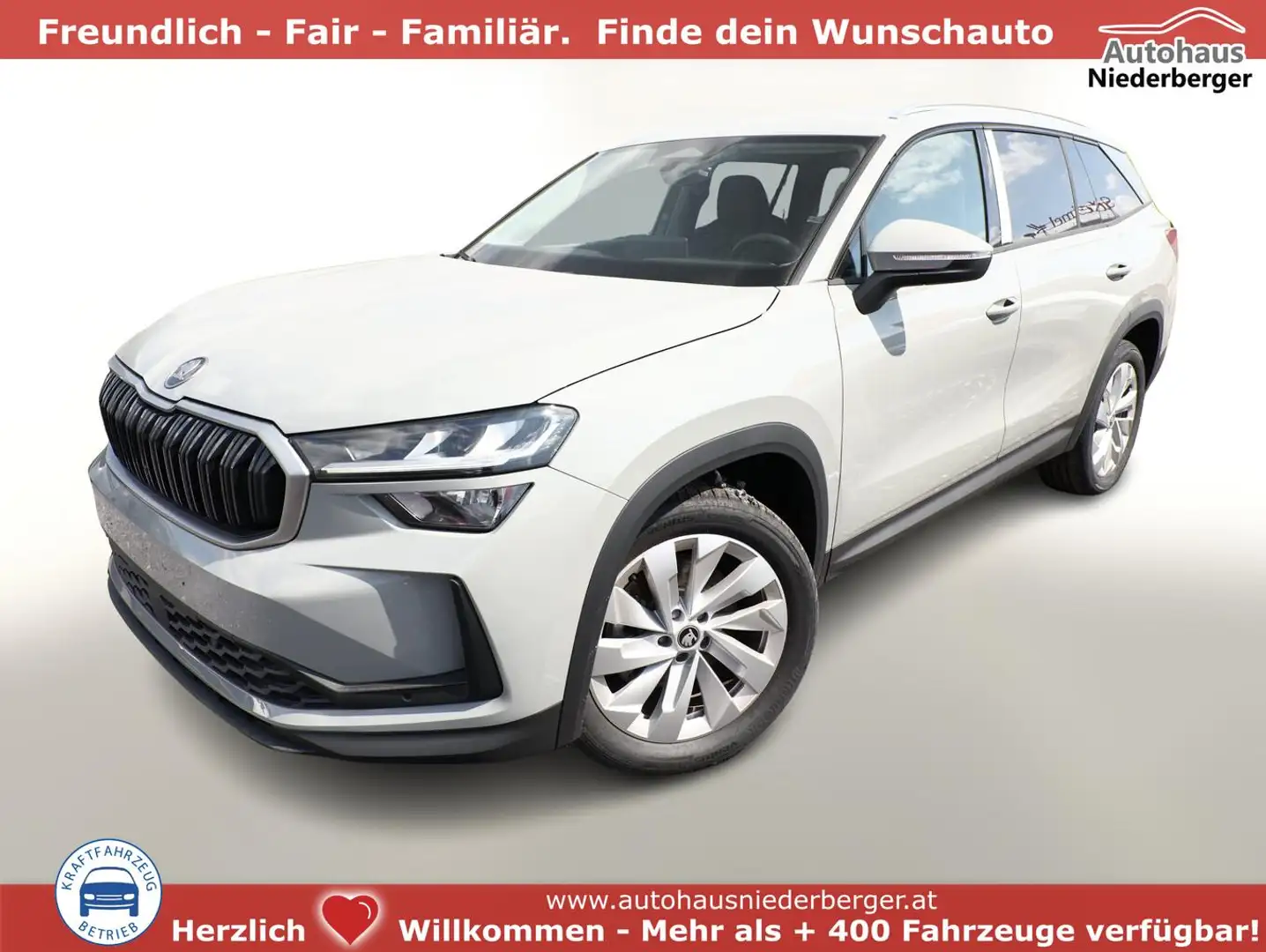 Skoda Kodiaq Selection Selec 7S Nav ACC SideA Kam 19Z SunS S... Grau - 1