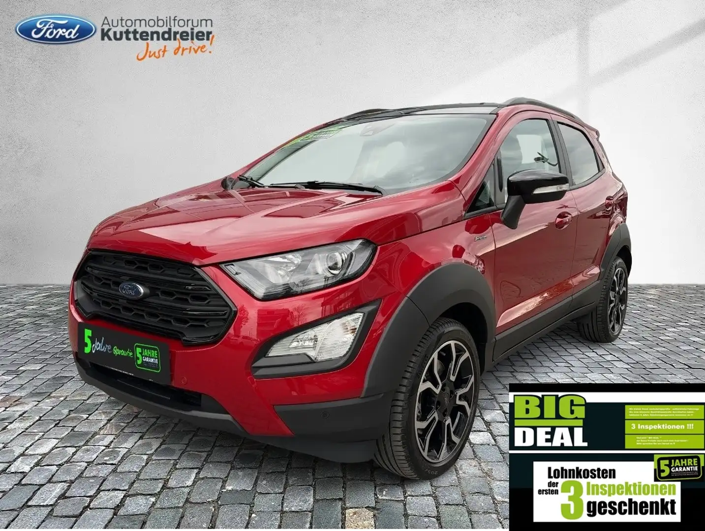 Ford EcoSport Active Navi Kamera LED Teilleder Rood - 1