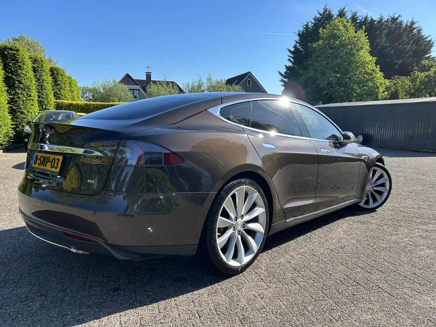 Tesla Model S 85 Base,Gratis Supercharge,Pano,Leer Коричневий - 2