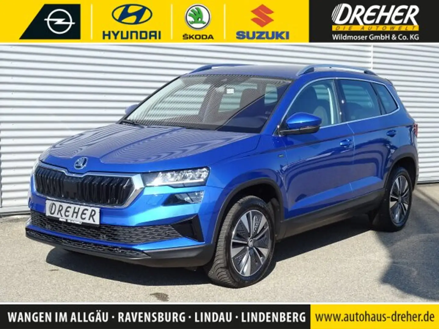 Skoda Karoq Karoq 1.5 TSI ACT DRIVE Autom./Klima/LED/DAB/LM BC Blau - 1