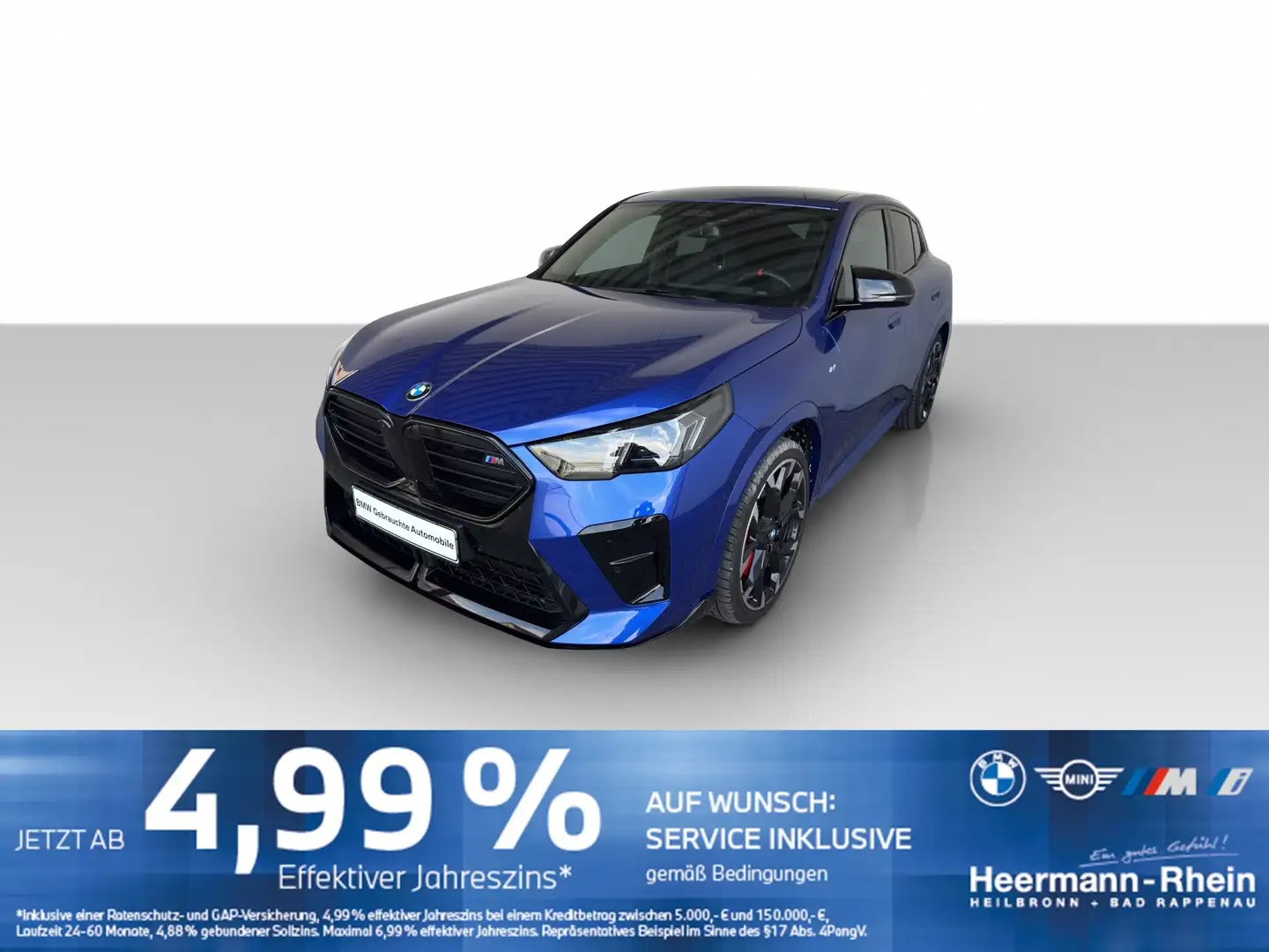 BMW X2 M35iA xDrive M Sport LiveCock.LED.HUD.ParkAss Blau - 2
