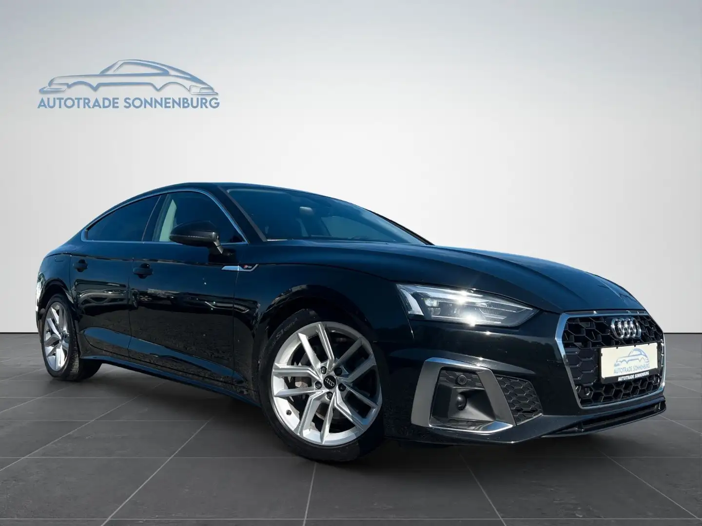 Audi A5 Sportback 40 TDI SLINE/VIRTUAL/MASSAGE/KAMERA Zwart - 1