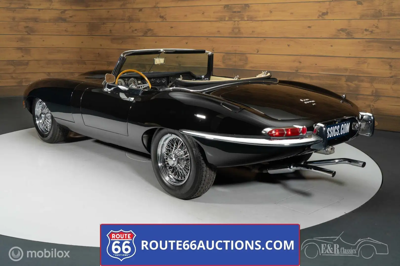 Jaguar E-Type Series 1.5 cabriolet | Route 66 Auctions Nero - 2