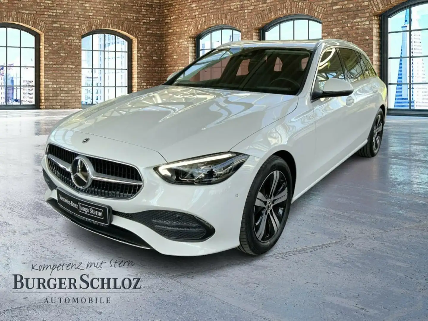 Mercedes-Benz C 180 T Avantgarde SpurW W-Paket PDC SHZ LED LM Blanc - 1