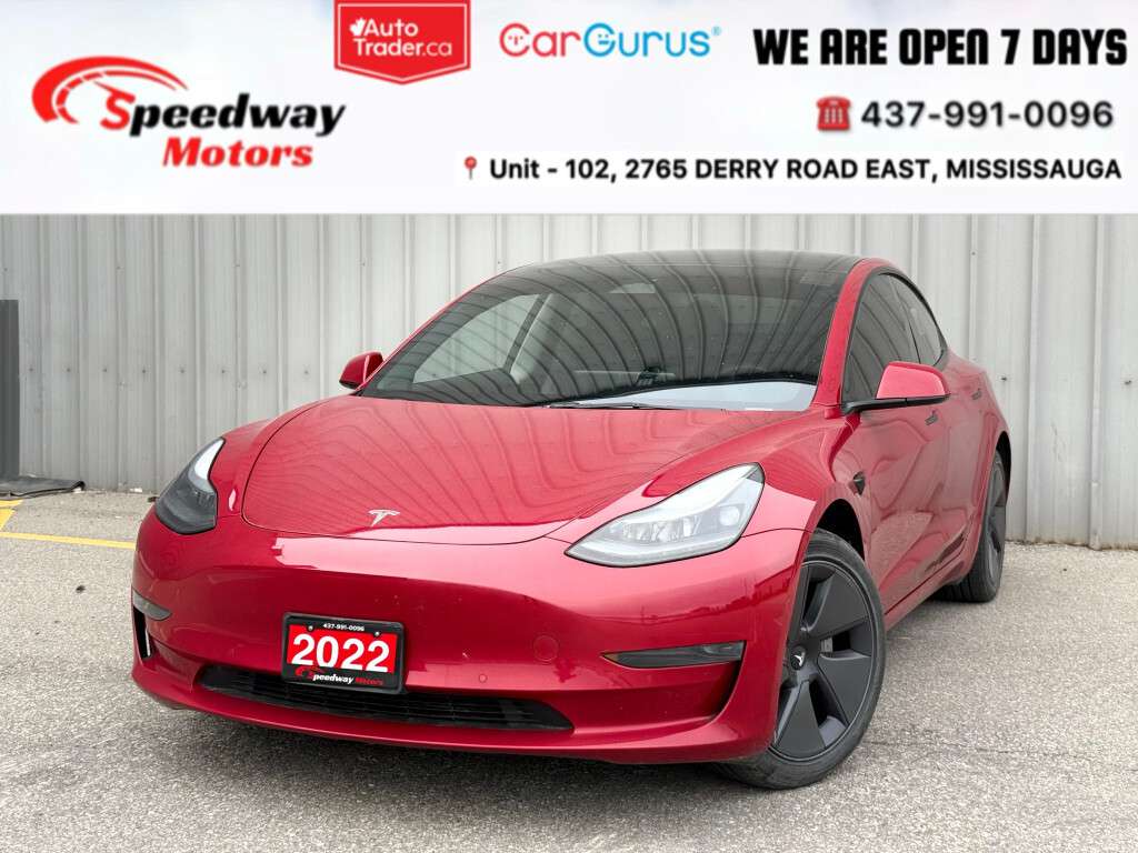 2022 Tesla Model 3 RWD/ NO ACCIDENT/ NAVIGATION/ BACKUP CAMERA/ ADAPT