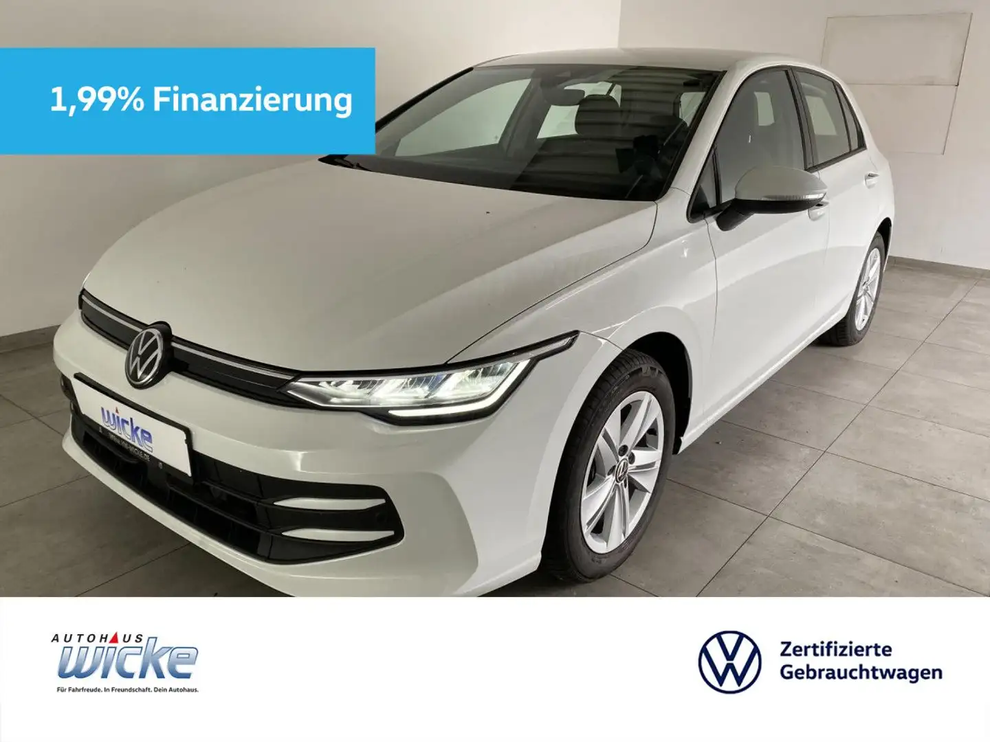 Volkswagen Golf VIII 1.5 TSI Life CONNECT KLIMA PDC LED SITZH Weiß - 1
