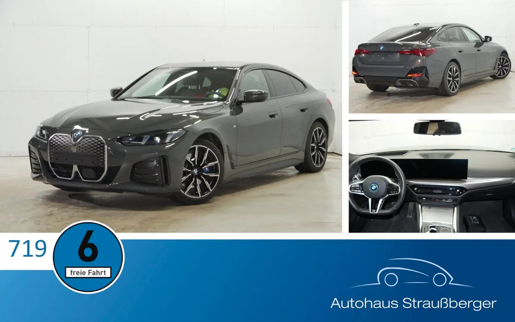 BMW i4 Gran Coupe 40 xDrive M Sport ACC AHK HuD 360° Gris - 1