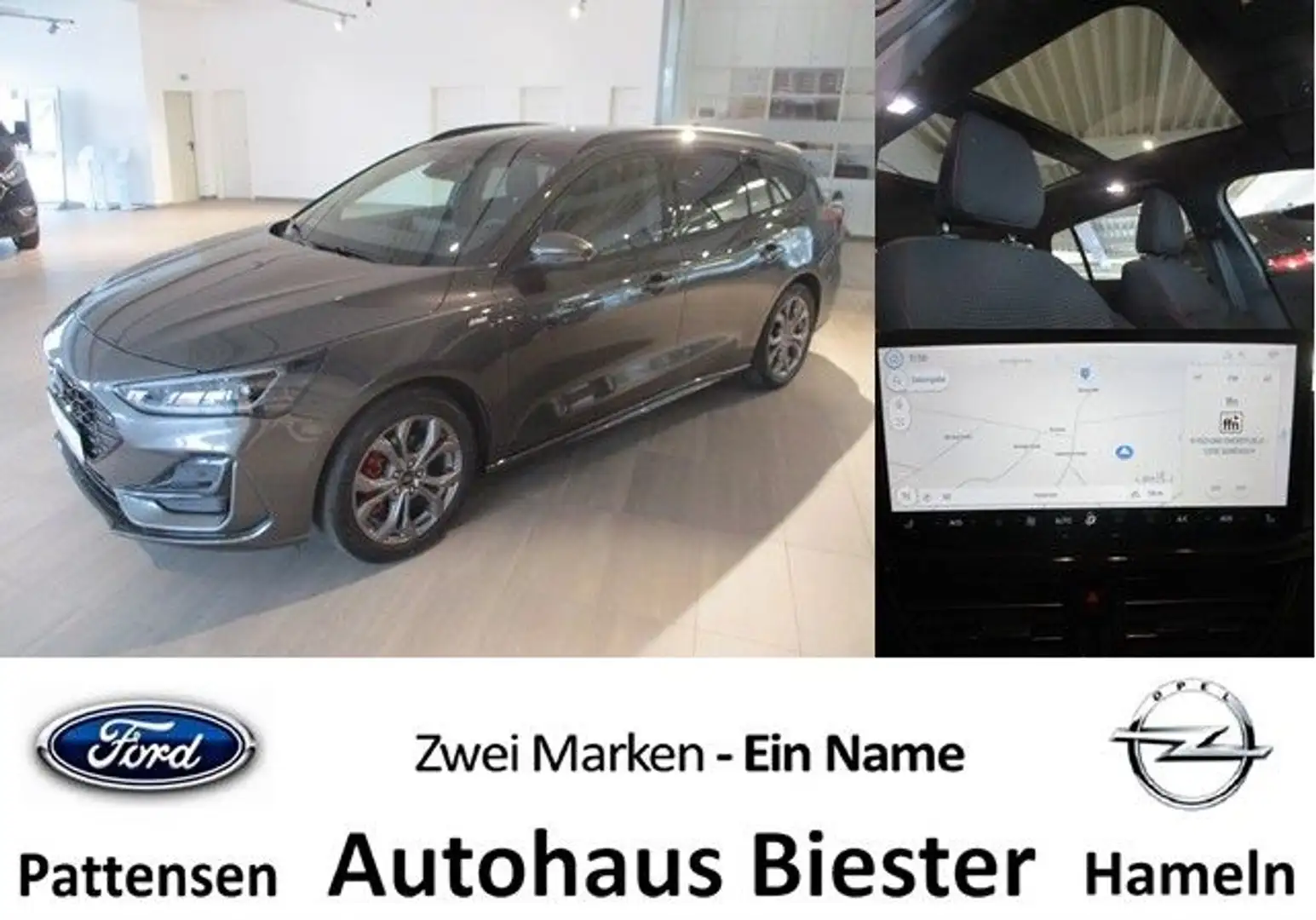 Ford Focus Turnier 1.0 EcoBoost mHybrid Aut. ST-LINE Grau - 1
