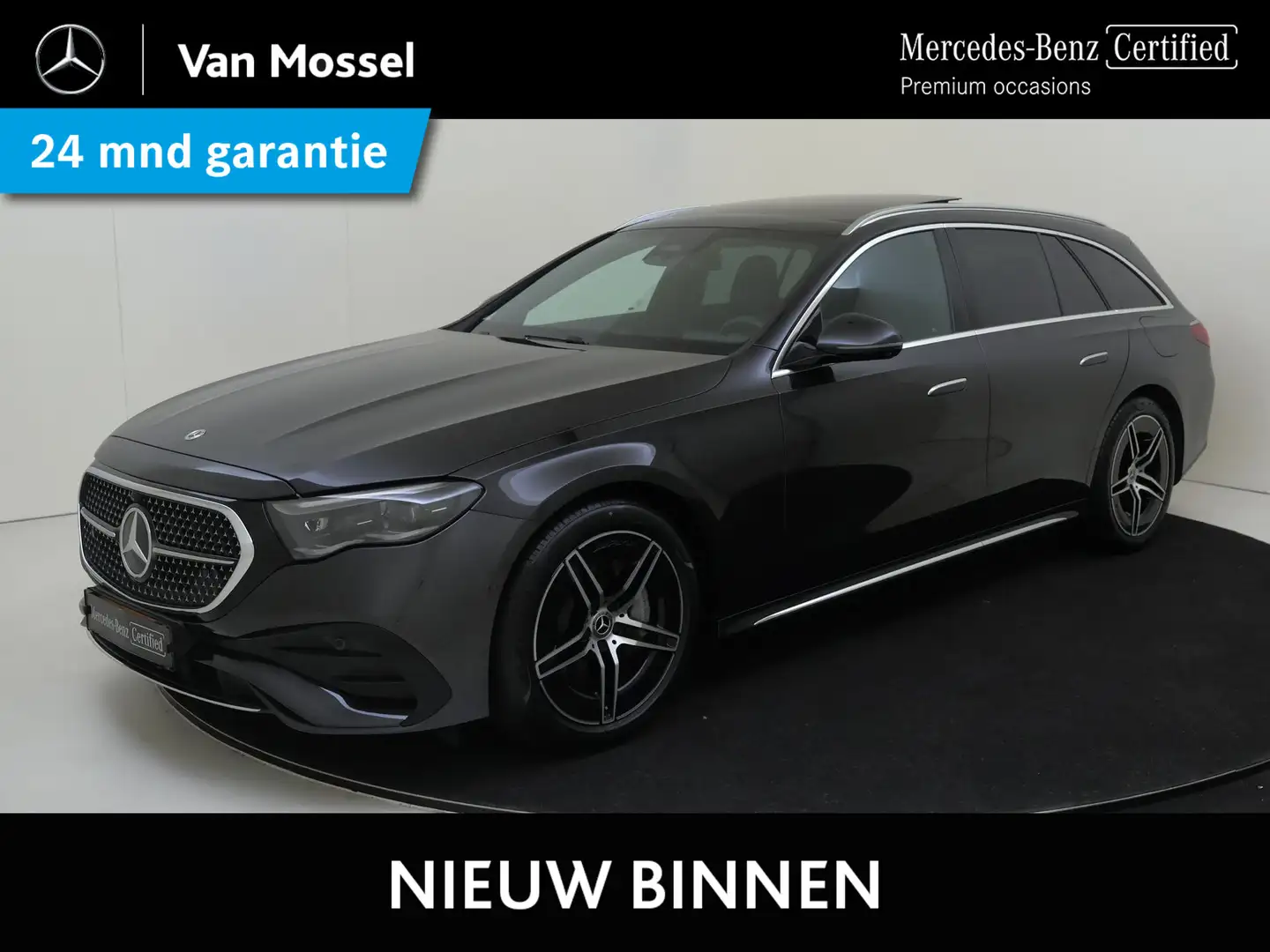 Mercedes-Benz E 300 Estate e AMG Line / Panoramadak/ SUPERSCREEN/ Burm Grijs - 1