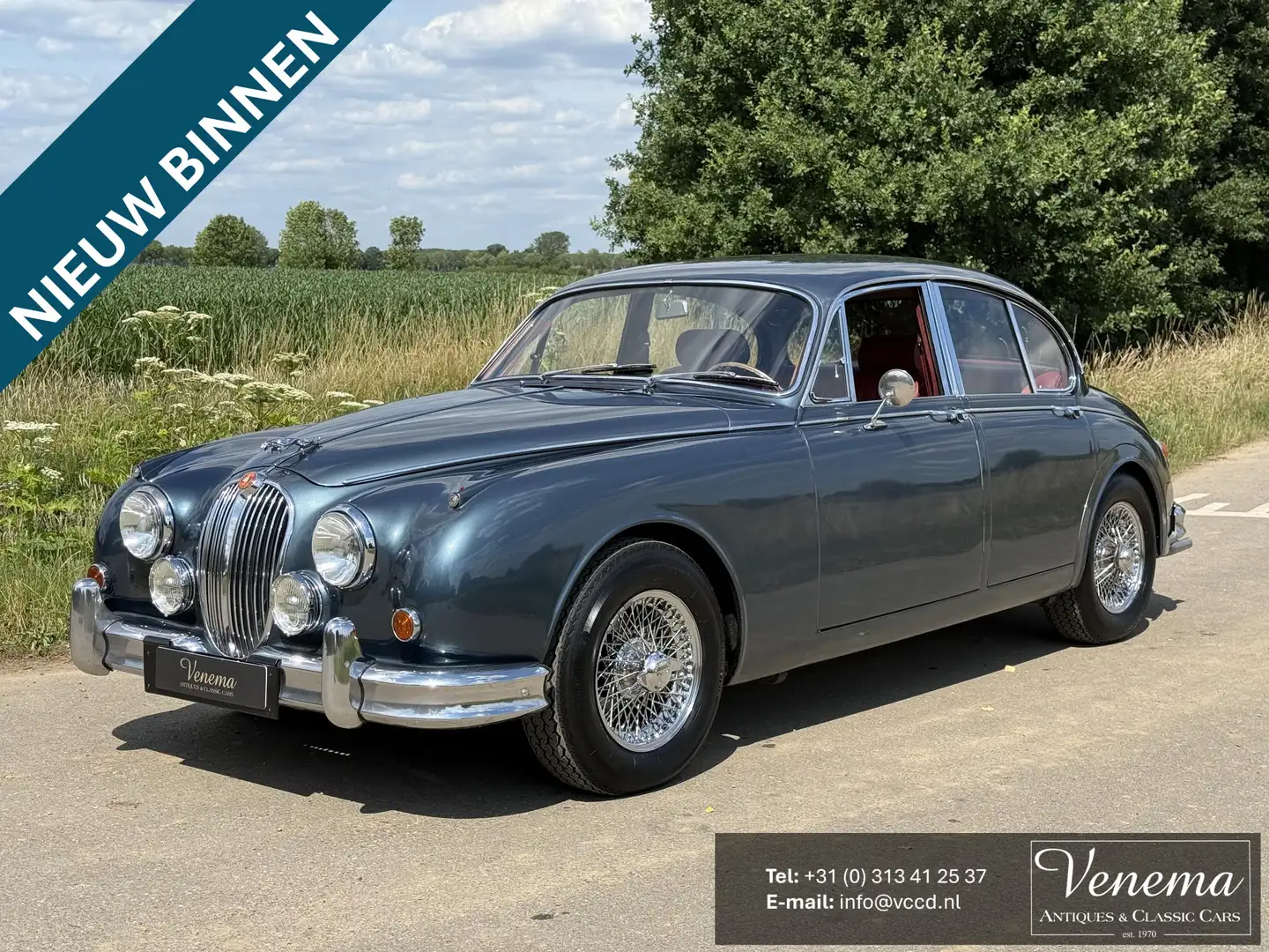 Jaguar MK II Mk2 Saloon Bleu - 1