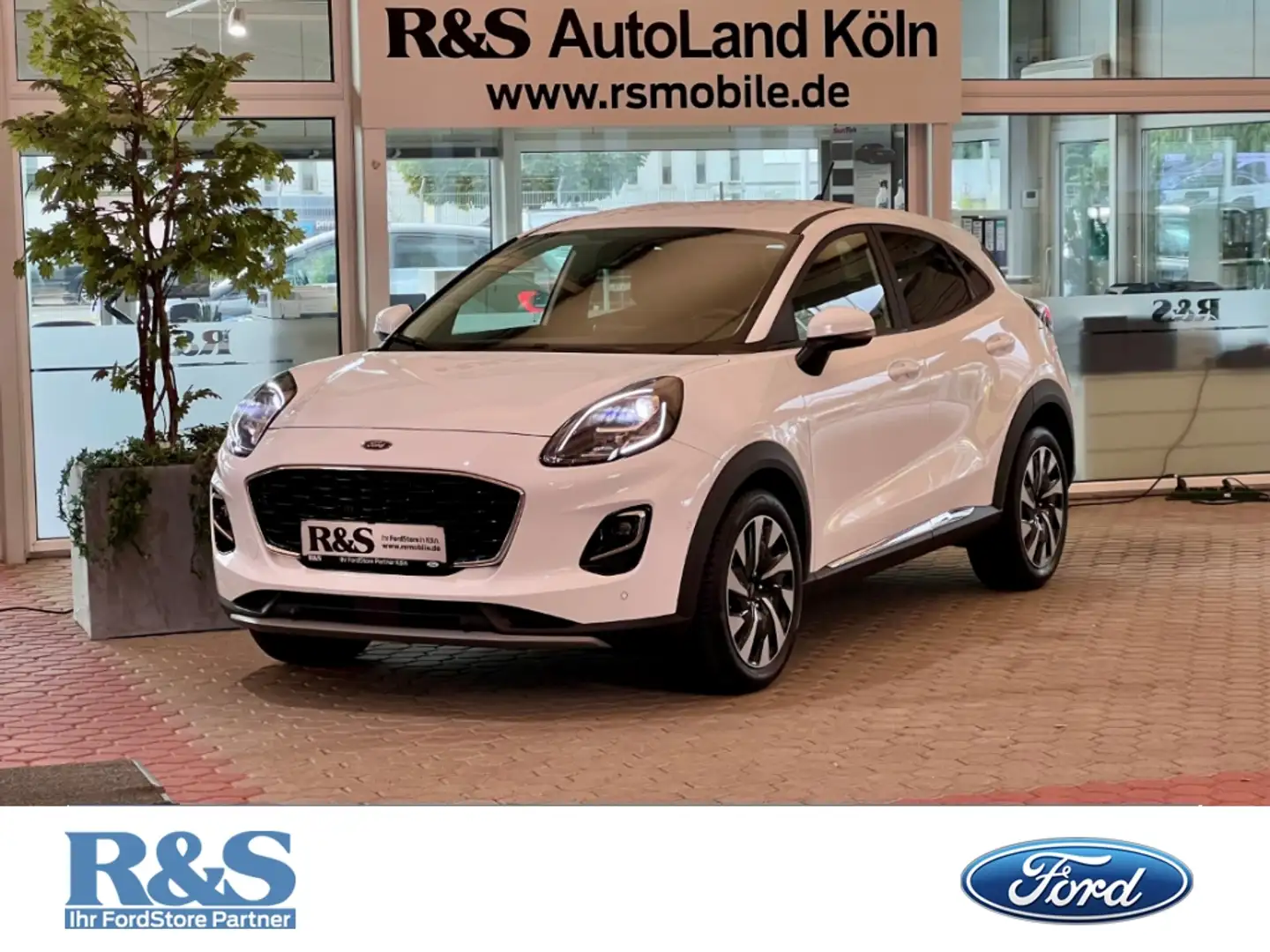 Ford Puma Design Titanium+Navi+Rückfahrkamera+Tempomat Weiß - 1