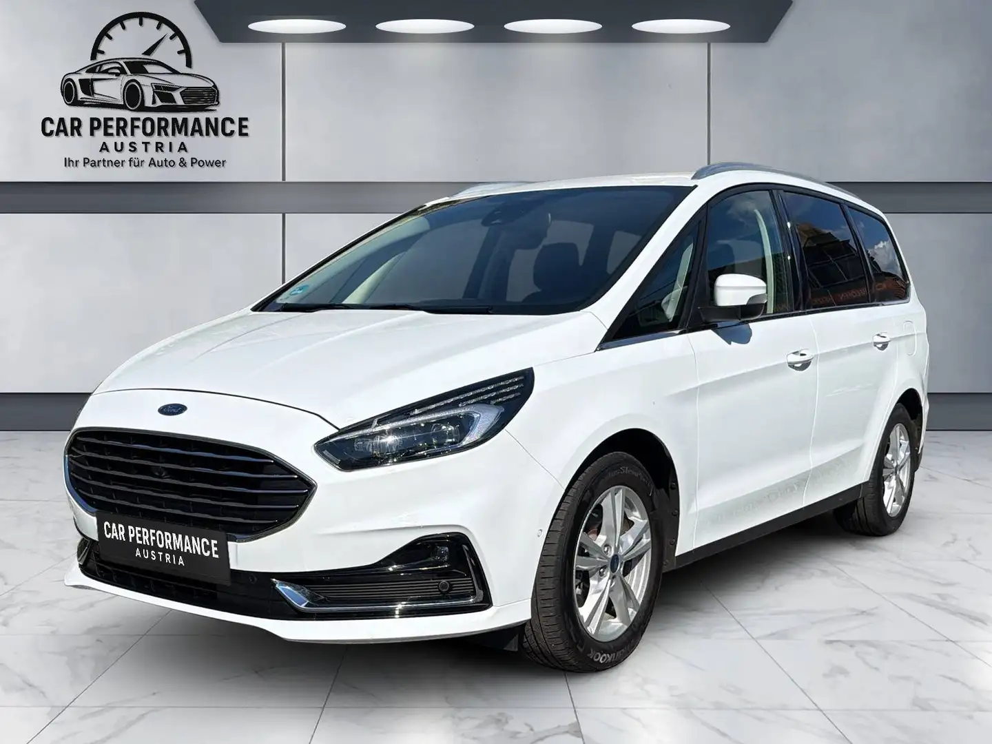 Ford Galaxy Hybrid Titanium Weiß - 1