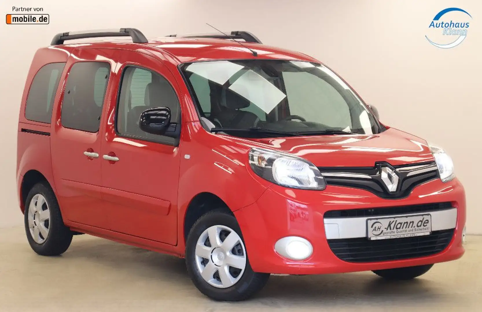 Renault Kangoo 1.6 106PS Automatik Luxe Tem Flügeltür Rot - 1