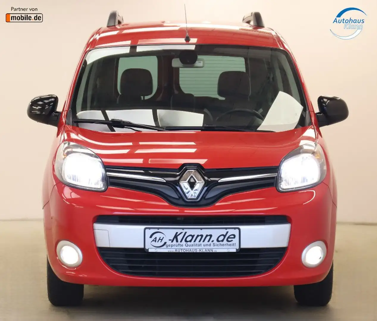 Renault Kangoo 1.6 106PS Automatik Luxe Tem Flügeltür Rot - 2