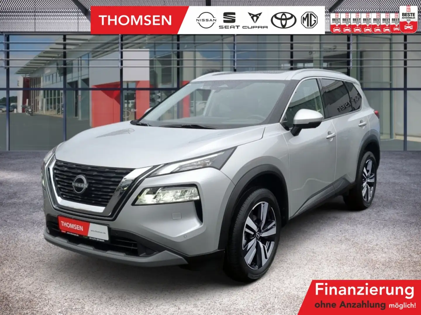 Nissan X-Trail 1.5 VC-T MHEV N-Connecta Navi ACC AUT Zilver - 1