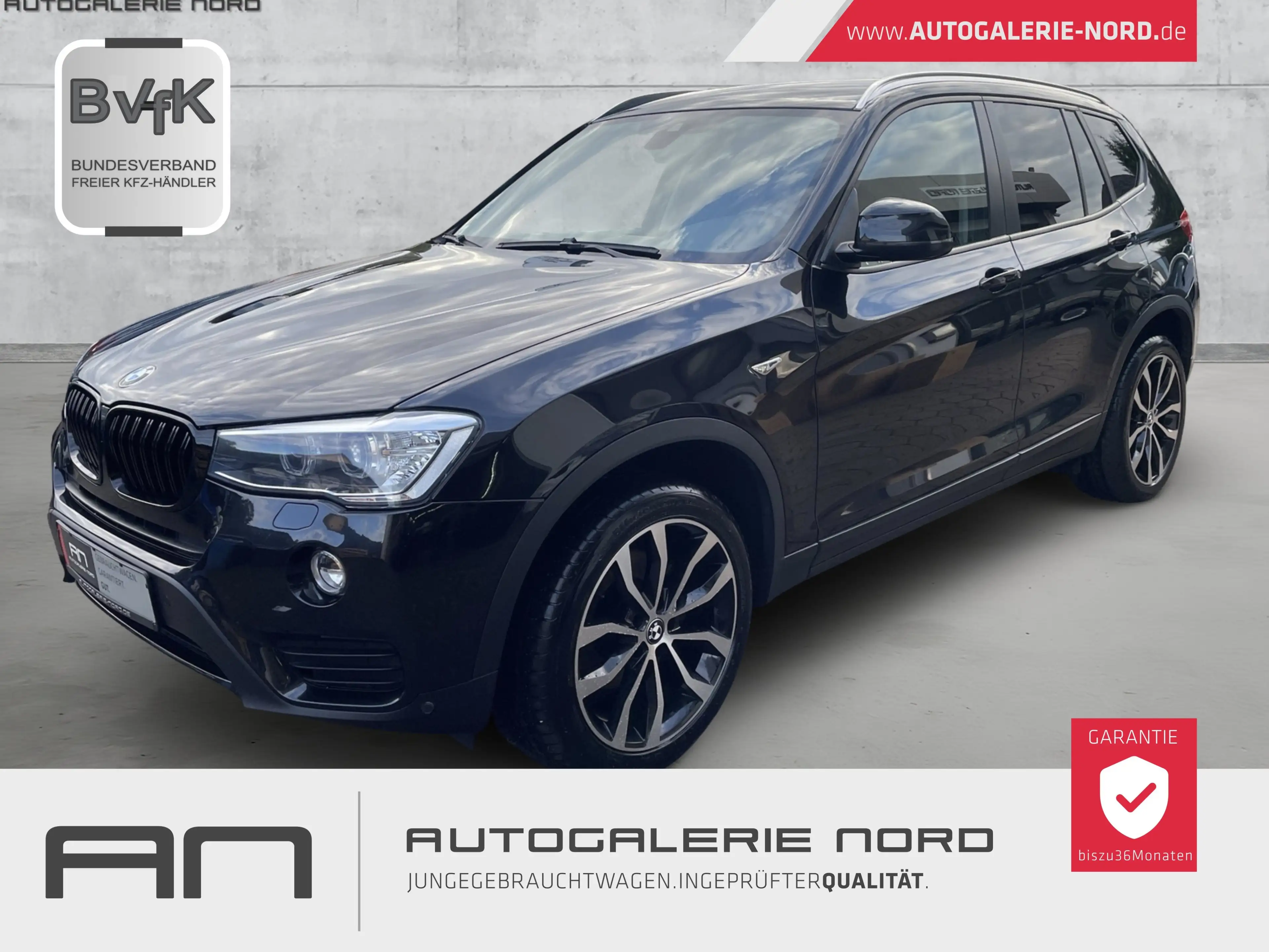 BMW X3 xDrive20d Advantage AHK+Bi-Xenon+Leder+Kam